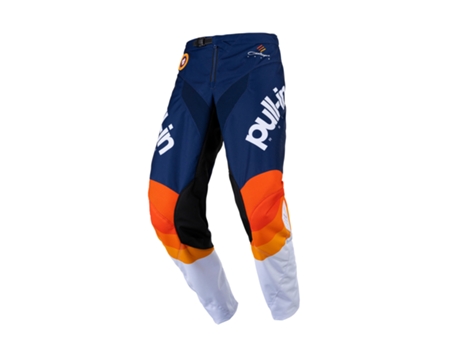 Calças de Mota Unisexo PULL-IN (38 - Laranja)