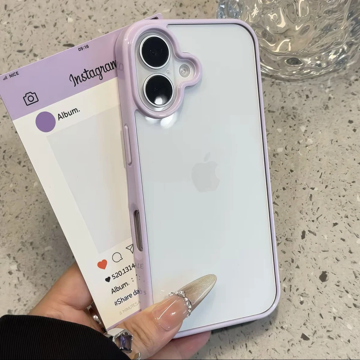 Capa Para Celular (iphone 16 Plus), Capa Protetora Com Moldura À Prova De Choque, Acessórios Para Celular