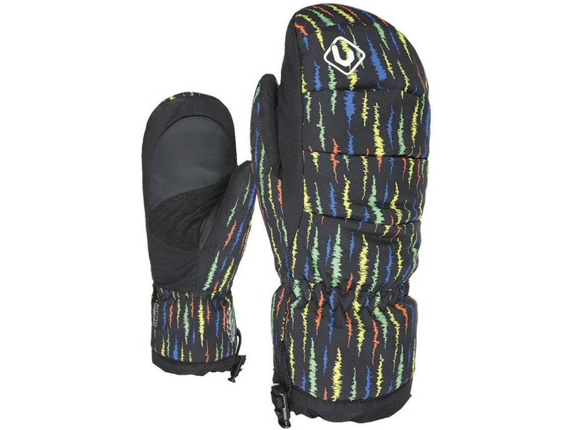 Luvas para Homem LEVEL Rainbow Down Preto para Esqui (S)
