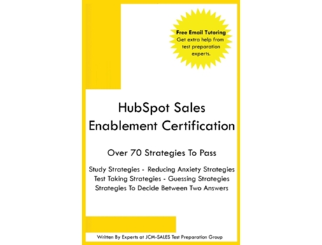 Livro HubSpot Sales Enablement Certification de JCM-SALES Test Preparation Group (Inglês)