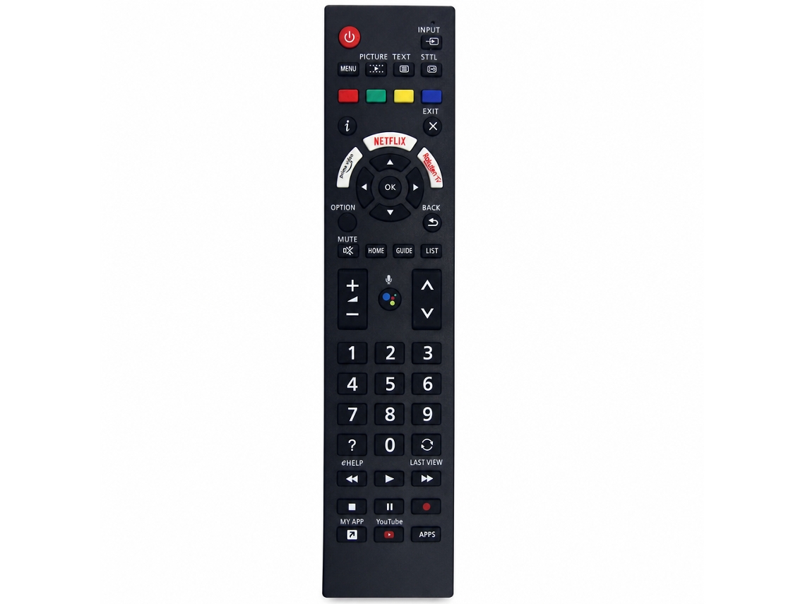 Comando À Distância Infravermelho Sem Voz Compatível Com Tv Panasonic N2qbya000037 R3pa23 Q21d00
