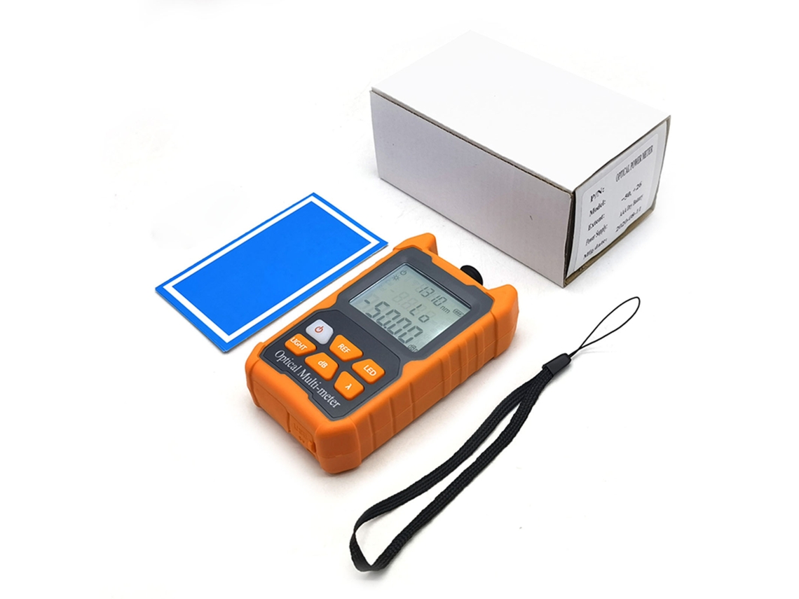 Medidor De Potência Óptica Portátil Teste De Fibra Fc Sc St -50-26dbm 800-1700nm