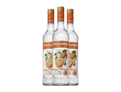 Vodca STOLICHNAYA Orange (0.7 L - 3 Unidades)