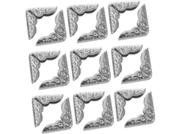 40 Moedas De Proteção Em Metal Argenté 14mm Para Álbuns De Fotos - Caixas – Lote De 40 Peças Decorativas