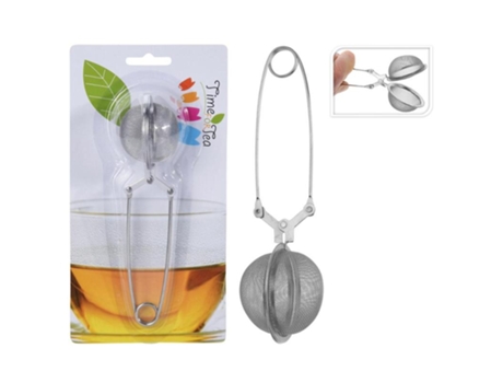 Colador Bola Pinzas Infusiones Inoxidable Timefortea