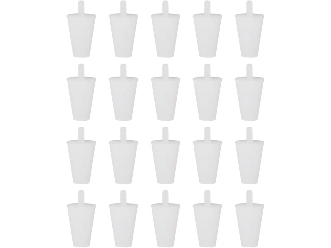 Kit De 20 Tampões Cônicos De Silicone Para Alta Temperatura, Vedação Eficaz E Protetora Para Tratamento De Superfícies