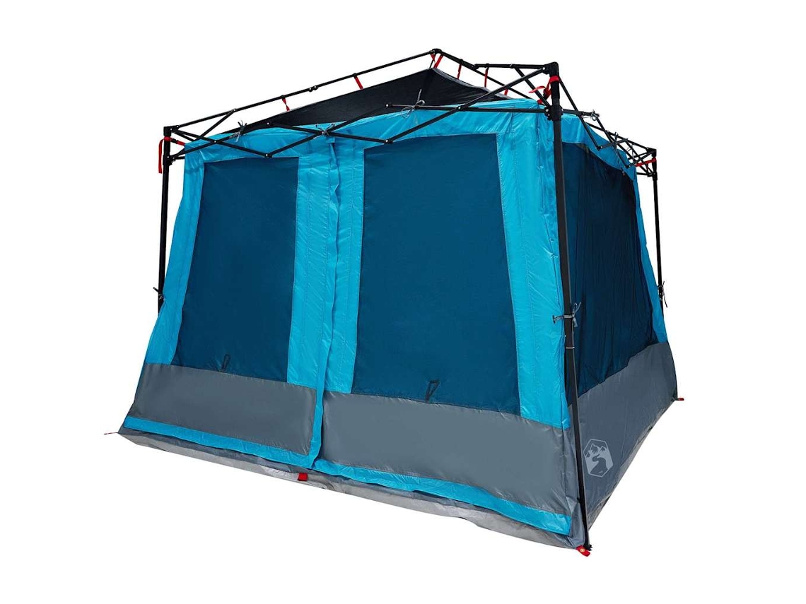 Conjunto 1 Tenda Para Ar Livre Vidaxl Azul Tafetá (291 X 291 X 240 Cm)