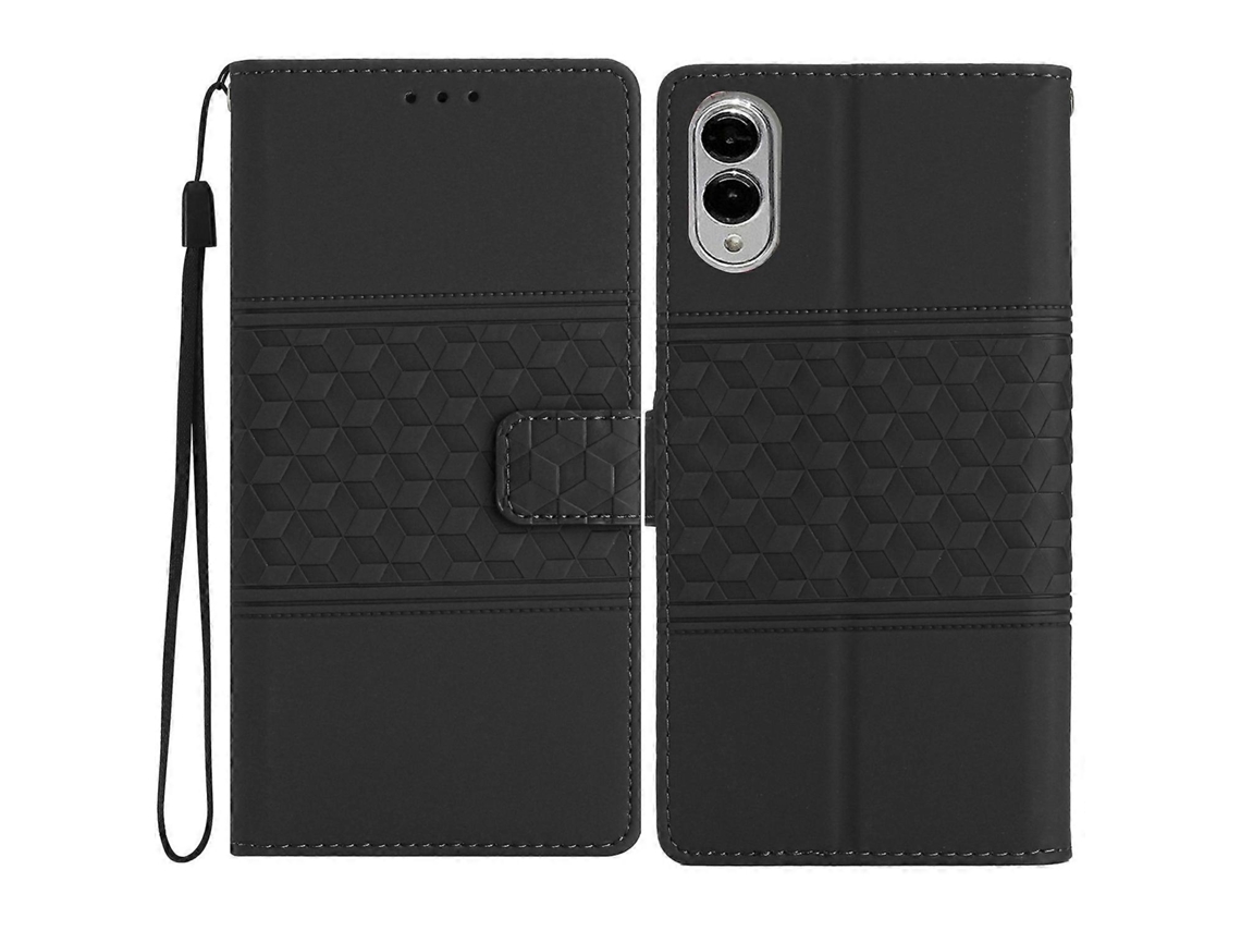 Capa De Couro Estilo Losango Com Flip Horizontal Para Samsung Galaxy S25 Edge
