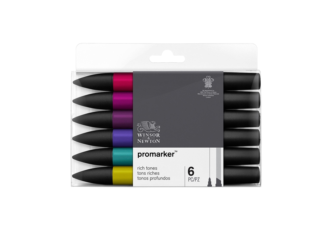 Marcador Promarker W&N Set 6 Tons Ricos
