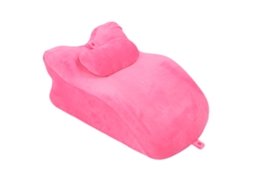 Travesseiro de Descanso com Suporte Lombar e Cabeça Rosa