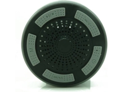 Alto Falante Chuveiro Ipx7 Bluetooth Hd Subwoofer Fm Led Colorido Chuveiro/banheiro/praia Cinza Yizhood