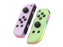 Joystick com interruptores esquerdo e direito nas cores rosa e verde YUNZII (sem pulso)