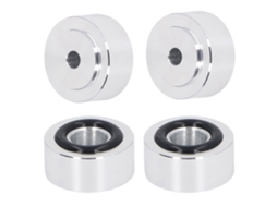 Aetheria 4pcs Pés de Absorção de Impacto em Liga de Alumínio para Alto falantes e Tocadiscos