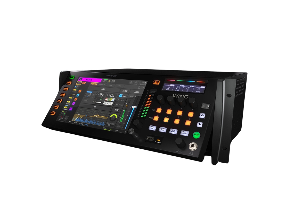 Mesa De Mixagem Digital Completa Behringer Wing Rack De 48 Canais E 28 Buses Com 24 Pré-amplificadores Midas Pro.