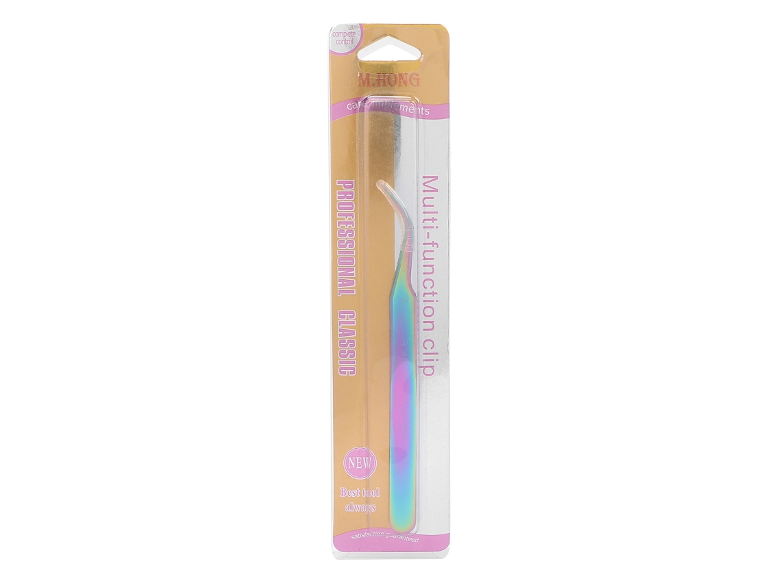 Pinzas Multifuncionales De Acero Inoxidable Para Pestañas Extensión Y Arte De Uñas Coloridas
