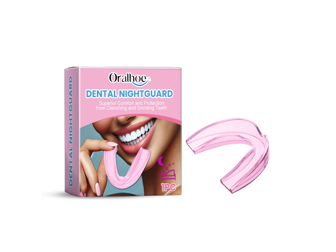 Protetor Bucal Noturno Rosa Anti roer Dentes