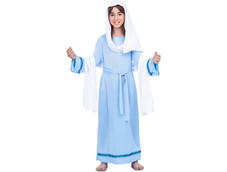 Fato de Menina  Virgem Maria (Tam: 3 a 4 anos)