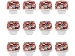 Puxadores E Maçanetas Quadradas Para Armários De Cozinha, Conjunto De 12 Peças, Design Abstrato De Cupcake Em Estilo