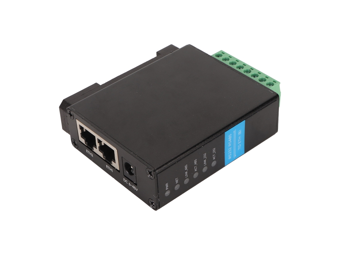 Módulo de Servidor Ethernet Rs485 Rs232 a Rj45, Doble Canal, 1200-115200 Bps | S/MARCA