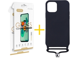Capa + 2 Películas para iPhone 11 ACCETEL Preto