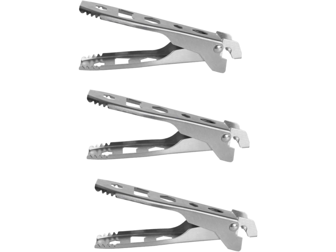 Conjunto De 3 Pinças Aço Inoxidável Imikeya Para Churrasco Ao Ar Livre