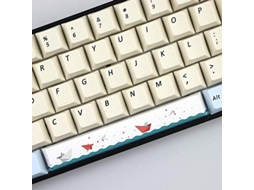 Barra De Espaço Com Sublimação De Tinta Pbt Five Sides, Perfil 6,25u, Para Teclado Mecânico Slowmoose (cor Kit 1)