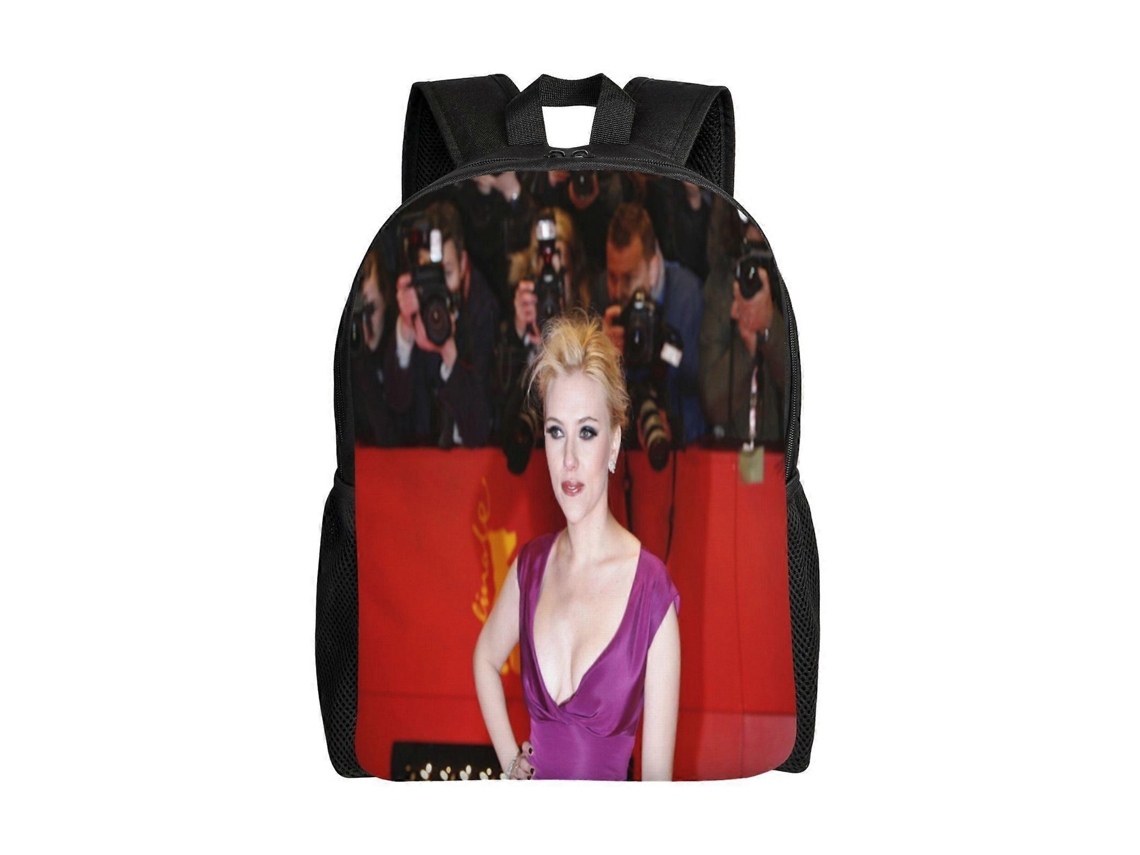 Mochila Scarlett Johansson T42 Para Estudantes, Resistente E Leve, Impermeável E Com Alça De Ombro Respirável D42