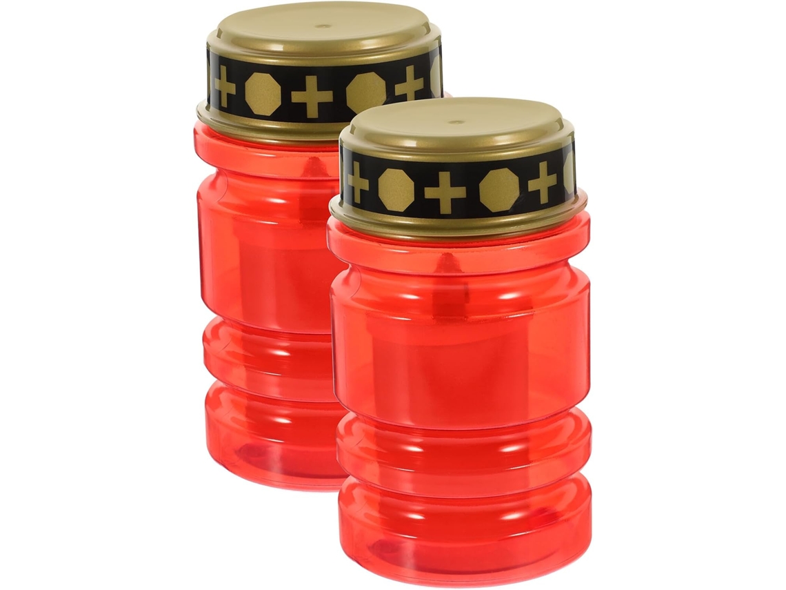 Vela Led Decorativa Sem Chama, Conjunto De 2 Velas, Para Mesa E Quarto