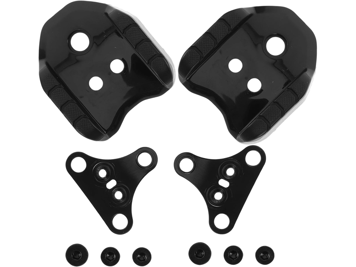Conjunto de 2 adaptadores de plástico leves para pedais de bicicleta