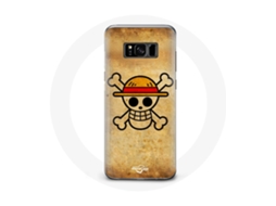Capa para Samsung Galaxy S8 plus One Piece Manga Crânio