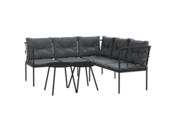 Sofa Set, Sofa Sets Vidaxl Preto Aço (n/a)
