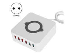 Carregador Usb (carregamento Rápido Qc3.0 Smart Multi-porta De 6 Portas)