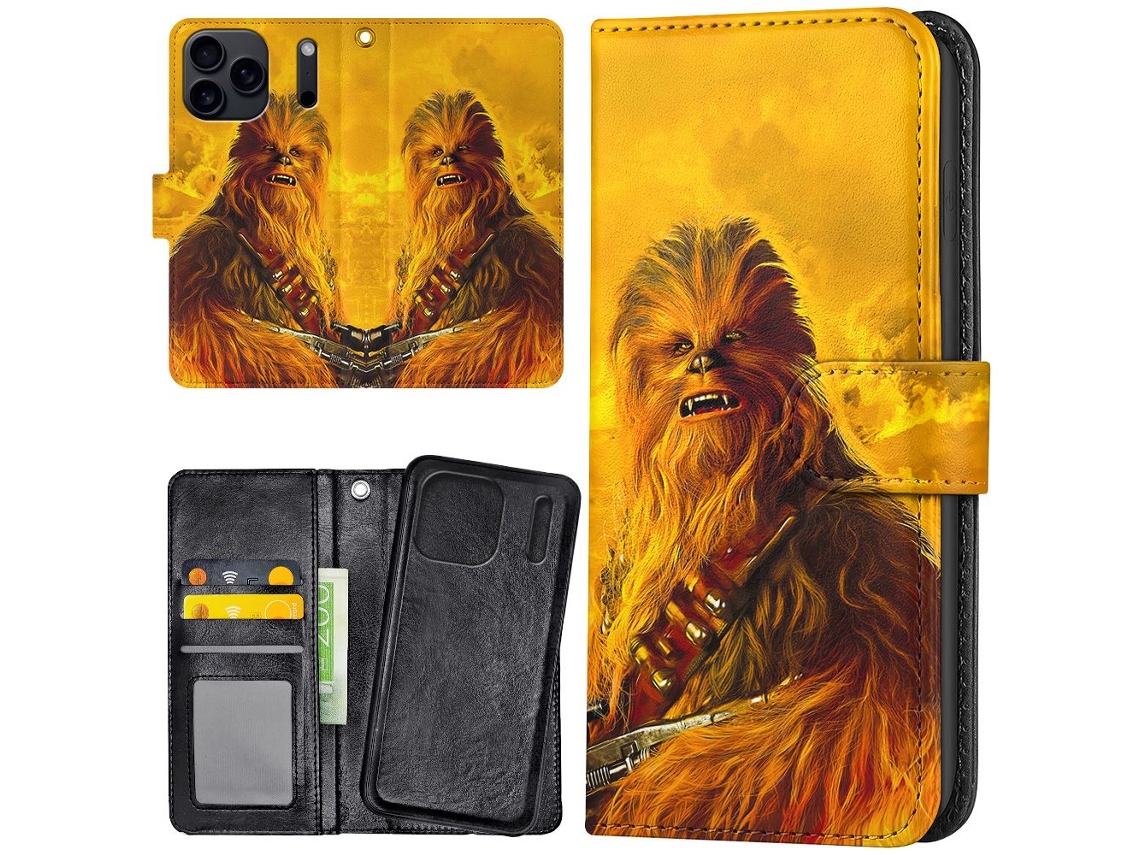 Capa Carteira Para Iphone 17 Pro/capa Chewbacca Star Wars