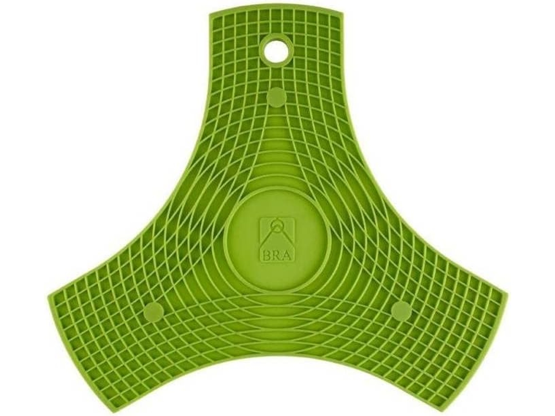 2 Protetores De Panelas Bra Safe Em Silicone Lima Com Íman