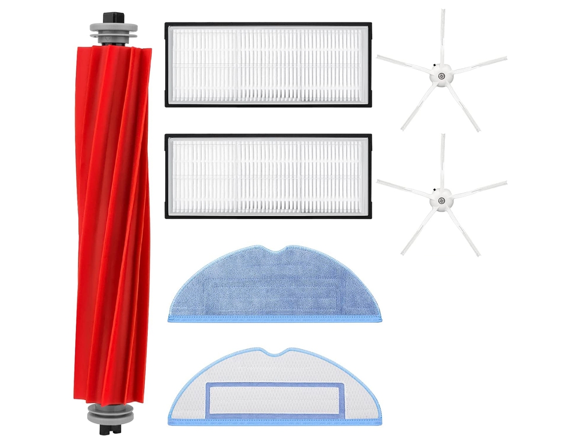 Peças de Reposição Rebirthcare para Aspirador Robô Xiaomi Roborock S7 S7 Plus S7 Maxv Ultra T7s T7 T7s, Incluindo Escova Principal BRILVIBERA