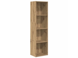 Bookcase, Bookcases Vidaxl Marrom Madeira Processada (n/a)