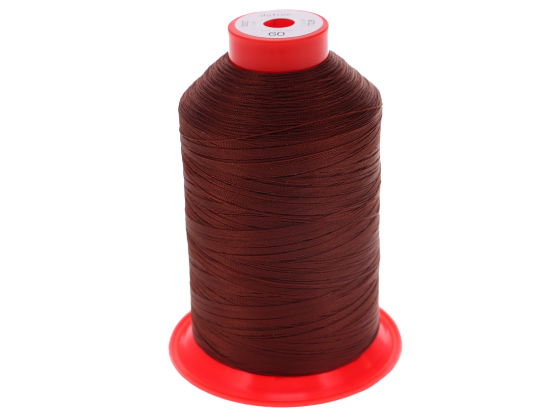 Linha de poliamida 6.6 Datrim 60 2300 metros 7328 Marrom Tartaruga SEWFIL