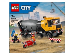 Lego® 60478 City Betoneira Grande – Caminhão De Obra Articulado