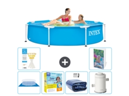 Piscina com Estrutura Redonda 244x51 Cm 5 peças S71 INTEX