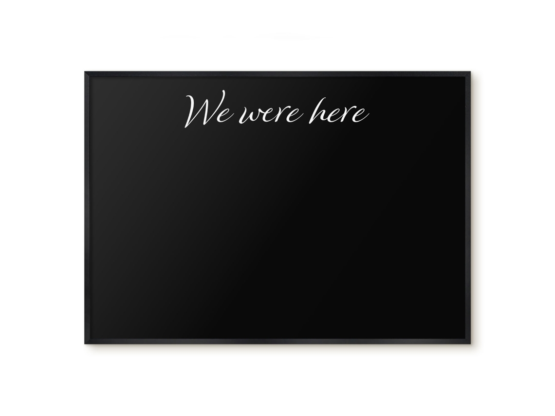 Quadro magnético de parede "We Were Here For The Bedroom" Espelharte (100x70 cm)