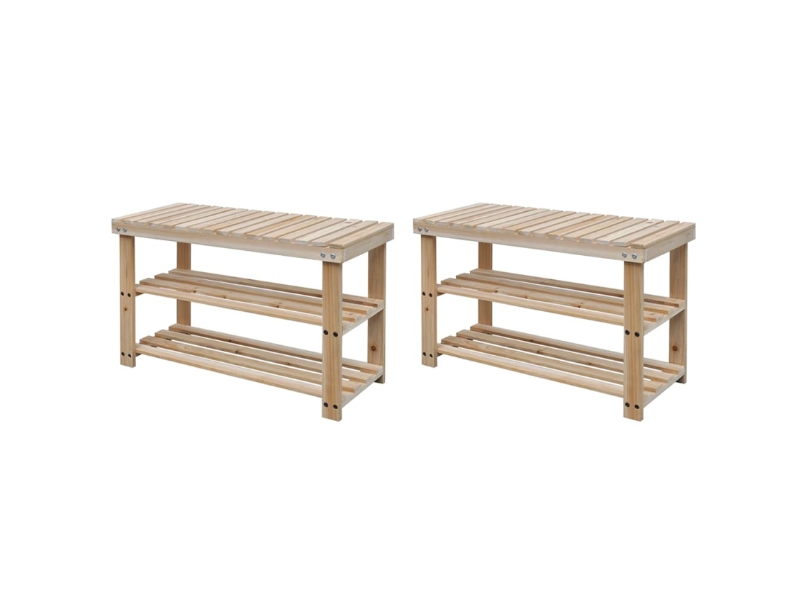 Shoe Rack, Shoe Racks Vidaxl Marrom Madeira (n/a)