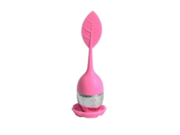 Infusor De Chá Em Formato Bola Com Cabo Silicone Reutilizável Aquaforge (vermelho, Verde, Azul, Rosa, 4 Unidades)