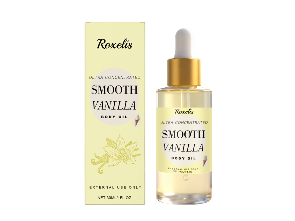 Óleo Corporal LAXISCREED com Fragrância de Baunilha para Pele Suave e Hidratada