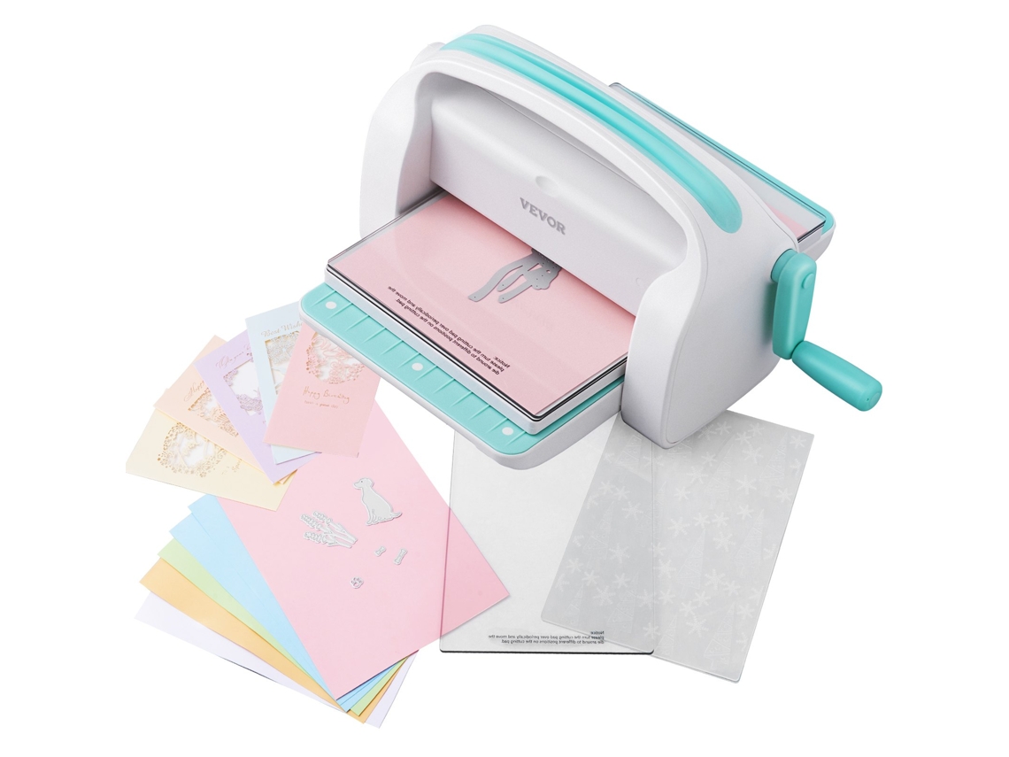 VEVOR Máquina de Gravação com Corte Manual e Vinco 9 Abertura para Scrapbooking Artesanal