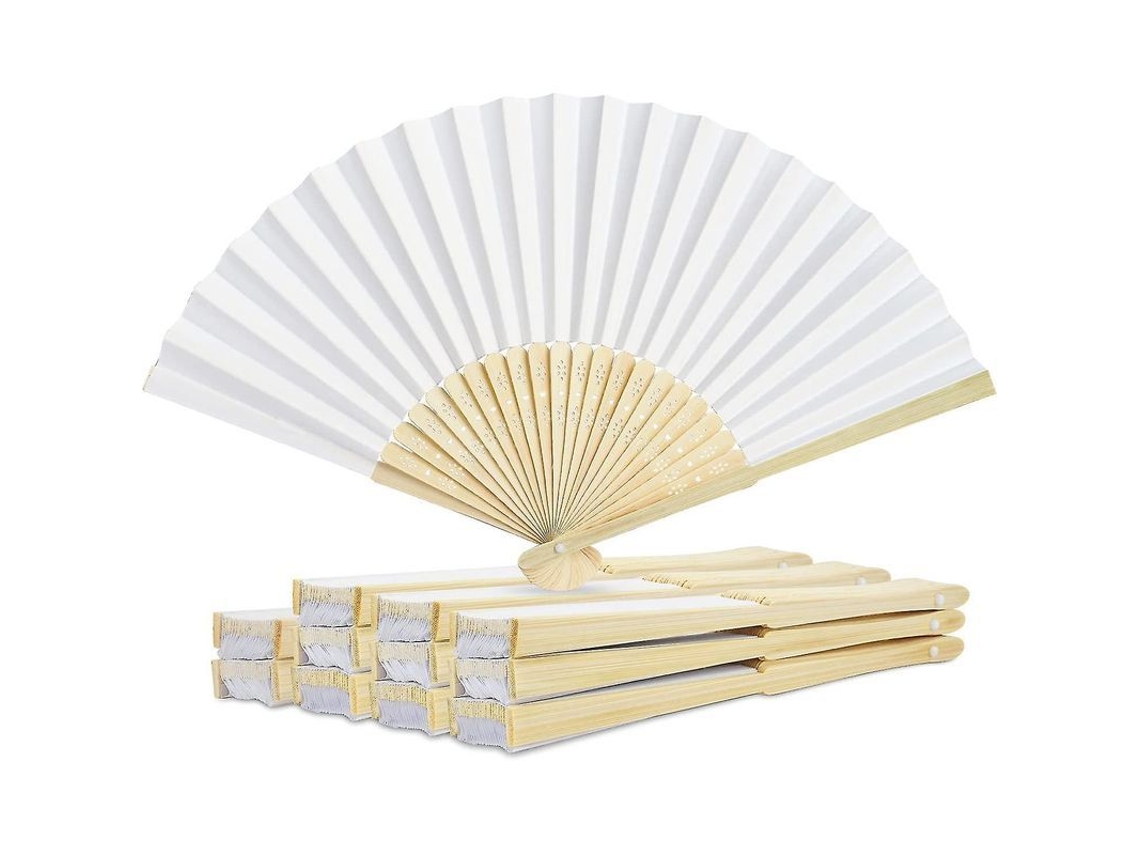 Vento De Casamento, 12 Peças Vento De Papel Branco Decorativo, Diy Para Decoração E Presente