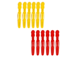 12Pcs Grampo de Cabelo de Crocodilo para Segmentação de Estilo Clipe Antiderrapante para Corte de Cabelo Grampo de Cabelo de Salão Durável JEDBESETZT
