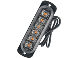 Luzes Estroboscópicas De Emergência Baceyong, Âmbar Para Recuperação De Veículos, Com 6 Leds, Barra De Luz Laranja Para
