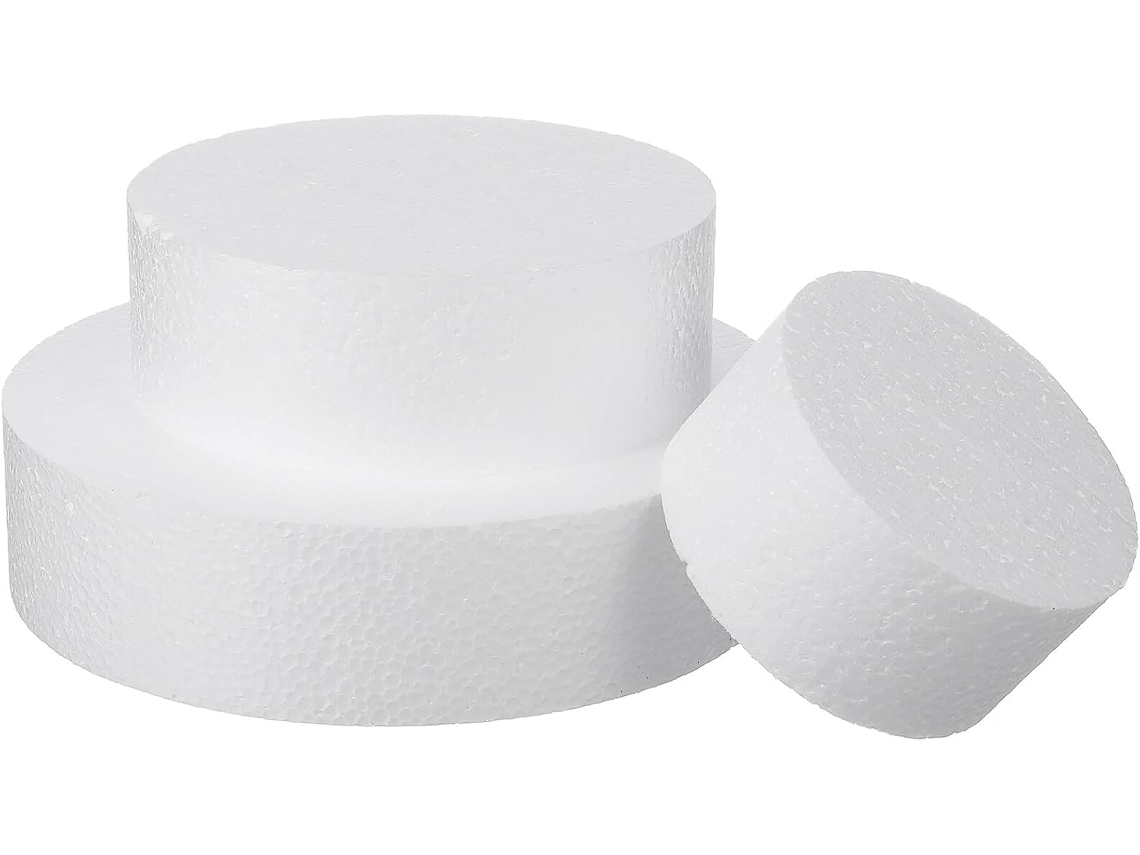 Balacoo Bolo Espuma Formato Redondo, 3 Peças (10 cm)