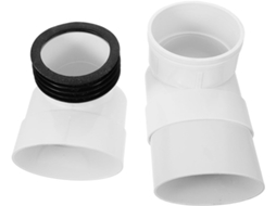 Kit De Relocação De Vaso Sanitário Com Sistema De Drenagem Impermeável Para Banheiro (1 Unidade)