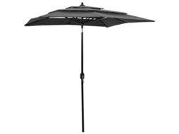 Parasol, Parasols Vidaxl Antracite Poliéster (2 X 2 M)